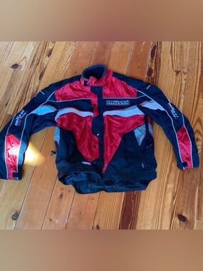 Mossí Racing Snowmobile Jacket Red Black Grey